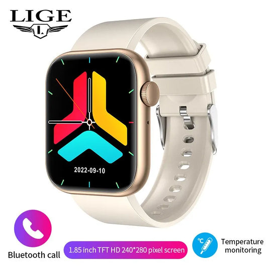 LIGE Smartwatch - Full Touch, IP67 Waterproof, Bluetooth